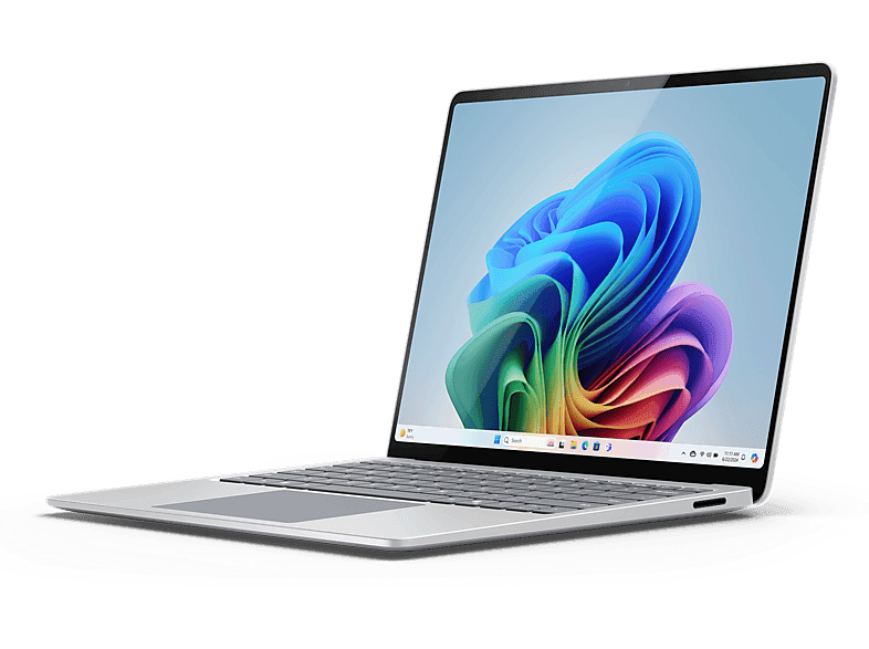 Portátil - Microsoft Surface Laptop Copilot+ PC, 13.8" Táctil, Snapdragon® X Elite 45 TOPS, 16GB RAM, 512GB SSD, Adreno Graphics, W11 Home, Platinum