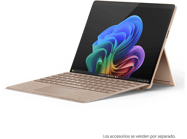 Convertible 2 en 1 - Microsoft Surface Pro Copilot+ PC, 13", Snapdragon® X Elite 45 TOPS, 16GB RAM, 512GB SSD, Adreno GPU, Windows 11 Home, Dune