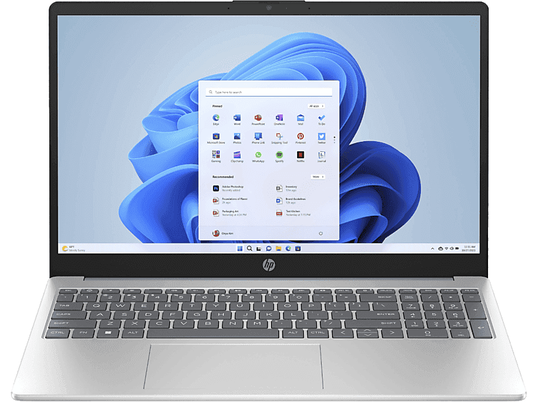 Portátil - HP 15-fd0019ns, 15.6" Full HD, Intel® Core™ i5-1334U, 16GB RAM, 1TB SSD, Gráficos Iris® Xe, Windows 11 Home, Azul