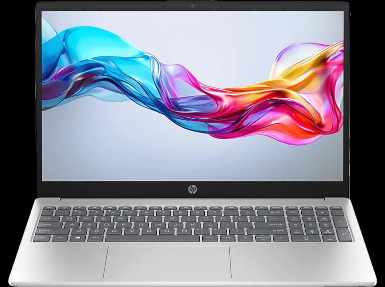 Portátil - HP 15-fd0112ns, 15.6" Full HD, Intel® Core™ i5-1235U, 16GB RAM, 512GB SSD, Gráficos Iris® Xe, Windows 11 H, Plata