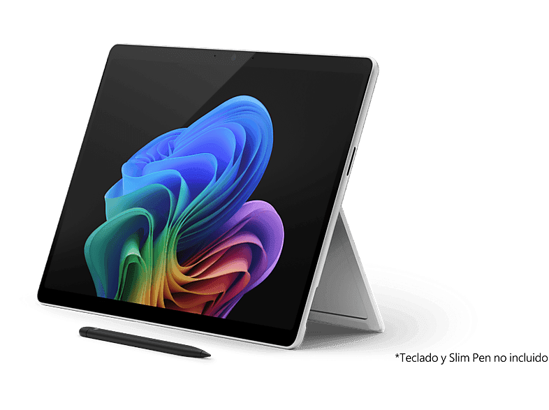 Convertible 2 en 1 - Microsoft Surface Pro Copilot+ PC 5G, 13", Snapdragon® X Plus 45 TOPS, 16GB RAM, 256GB SSD, Adreno GPU, Windows 11 Pro, Platino