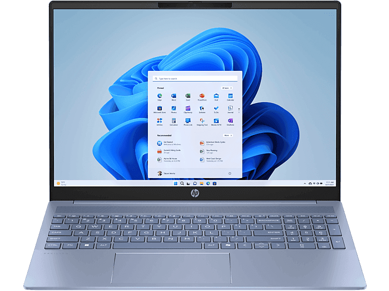 Portátil - HP Pavilion 16-af0010ns, 16" 2K OLED, Intel® Core™ Ultra 5-125U, 16GB RAM, 512GB SSD, Gráficos Intel®, Windows 11 Home, Celeste