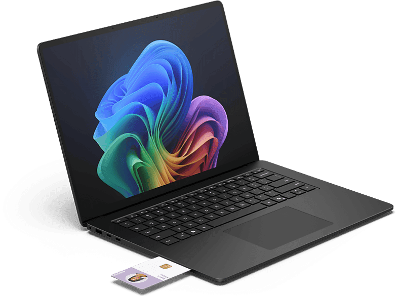 Portátil - Microsoft Surface Laptop Copilot + PC 48 TOPS Profesional, 15" Intel®Core Ultra 7 266V, 16GB RAM, 512GB SSD, Arc™ Onboard Graphics, W11 P