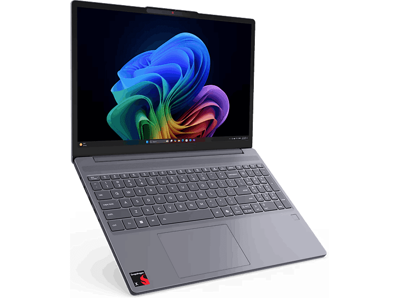 Portátil - Lenovo IdeaPad Slim 3 15Q8X10 Copilot+ PC, 15.1" WQXGA OLED, Snapdragon® X X1-26-100, 45 TOPS, 16GB RAM, 512GB SSD, Adreno™ Graphics, W11H