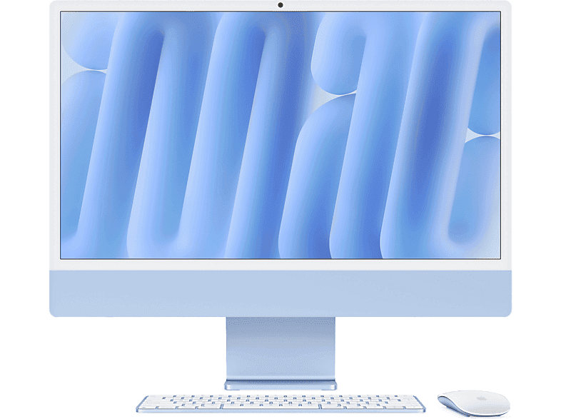 Apple iMac (2024) 24" Retina 4.5K, Chip M4, CPU de 8 núcleos, GPU 16GB RAM, 256 GB SSD, Azul