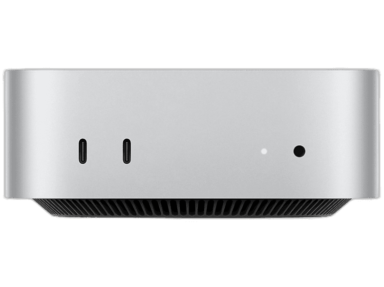 Apple Mac mini (2024) Chip M4, CPU de 10 núcleos, GPU 16GB RAM, 256GB SSD, Gigabit Ethernet, Plata