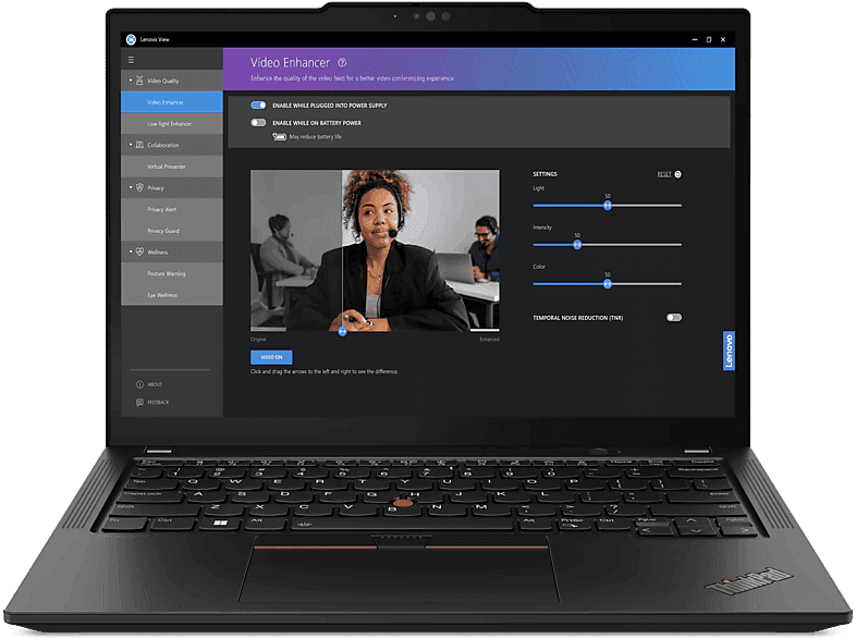 Portátil - Lenovo ThinkPad X13 Gen 5 Profesional, 13.3" WUXGA, Intel® Evo™ Edition Core™ Ultra 7 155U, 16GB RAM, 512GB SSD, HD Graphics, W11 Pro