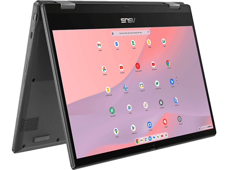 Portátil - ASUS Chromebook Flip CL1402FM2A-EC0192, 14" FHD, MediaTek Kompanio 520, 8GB RAM, 128GB eMMC, Mali-G52, Google Chrome OS, Incl Pen