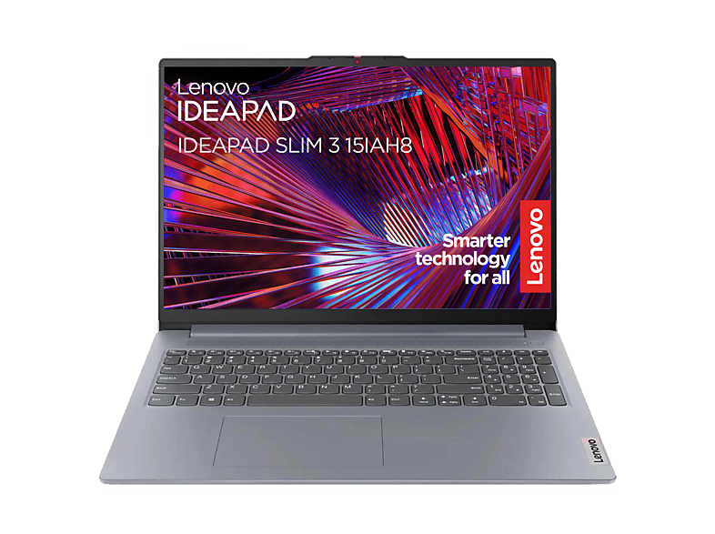 Portátil - Lenovo IdeaPad Slim 3 15IAH8, 15.6" Full-HD, Intel® Core™ i5-12450H, 16GB RAM, 512GB SSD, UHD Graphics, Sin sistema operativo, Gris