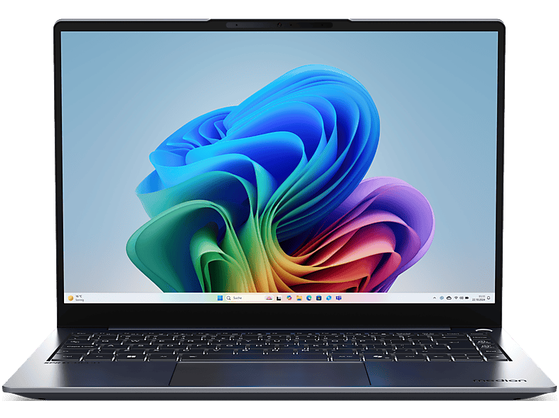 Portátil - Medion SPRCHRGD 14 S2 MD62723 Copilot+ PC, 14" 2.8K, Intel® Core™ Ultra 9 288V 48 TOPS, 32GB RAM, 2TB SSD, Arc™ Onboard Graphics, W11H