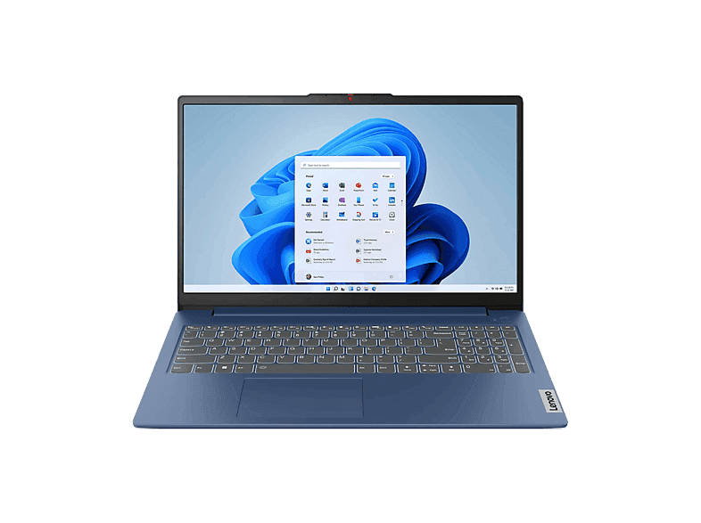 Portátil - Lenovo IdeaPad Slim 3 15IAN8, 15.6" Full-HD, Intel® Core™ i3-N305, 8GB RAM, 512GB SSD, UHD Graphics, Sin sistema operativo, Azul