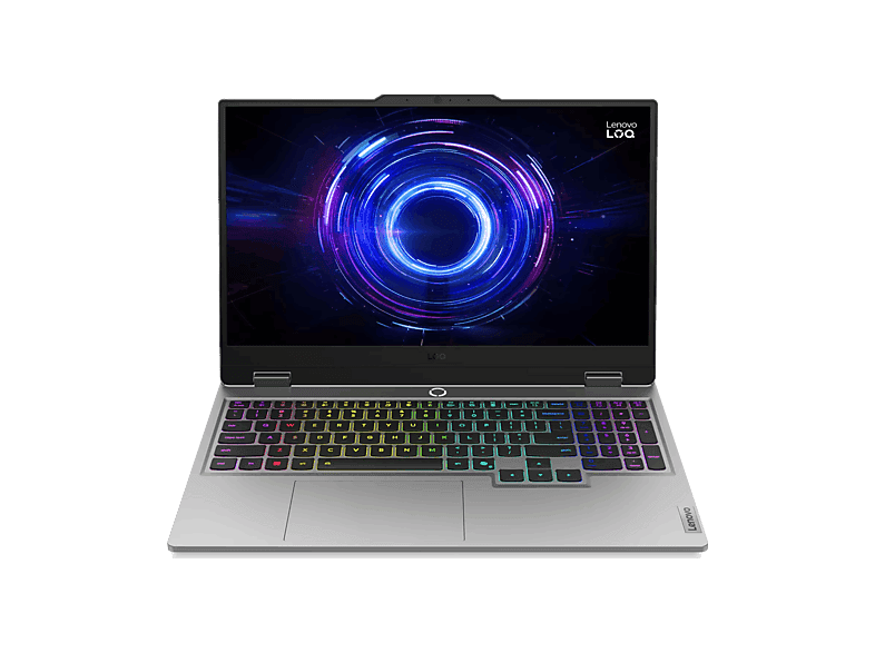 Portátil gaming - Lenovo LOQ 15IRX10, 15.6" Full-HD, Intel® Core™ i7-13650HX, 32GB RAM, 1TB SSD, GeForce RTX™ 5060, Sin sistema operativo, Gris