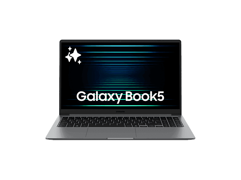 Portátil - Samsung Galaxy Book5, 15.6" FHD, Intel® Core™ Ultra 5 225U, 16 GB RAM, 512 SSD, Graphics, W11H, Gris