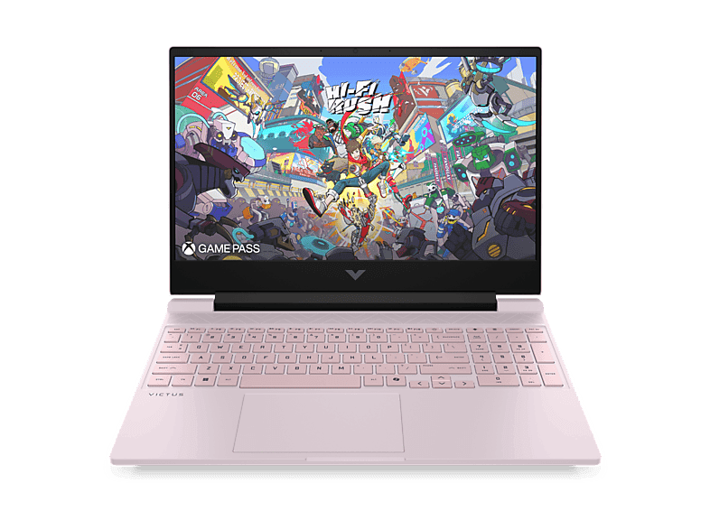 Portátil gaming - HP Victus 15-FA2023NS, 15,6", Intel® Core™ 5 210H, 16 GB RAM, 512 SSD, GeForce RTX™ 5050, Sin sistema operativo, Rosa pálido