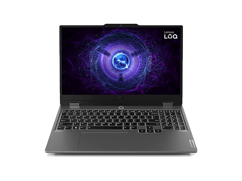Portátil gaming - Lenovo LOQ 15IAX9, 15.6" Full-HD, Intel® Core™ i5-12450HX, 24GB RAM, 512GB SSD, GeForce RTX™ 4050, Sin sistema operativo, Gris