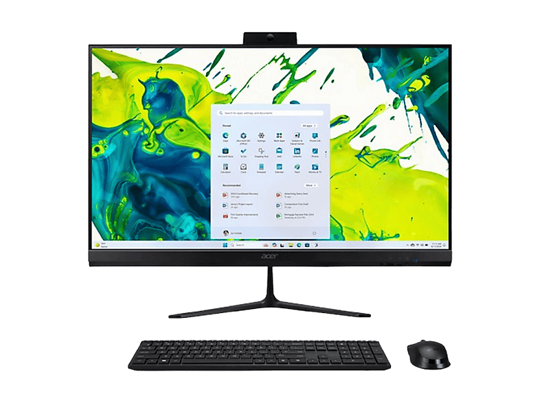 All in one - Acer Aspire C27-2G, 27" Full-HD, Intel® Core™ i5-13420H, 16GB RAM, 1TB SSD, UHD Graphics, Windows 11 Home, Negro