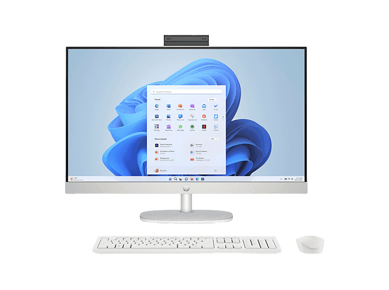 All in One - HP 27-cr0071ns 27" Full HD, Intel® Core™ i5-1335U, 16 GB RAM, 512 SSD, Gráficos Iris Xe, Windows 11 Home, Blanco caracola