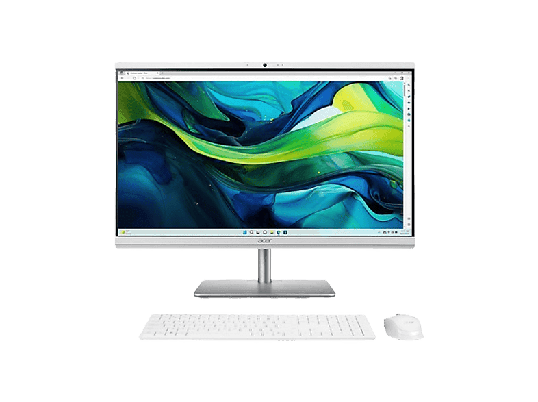 All in one - Acer Aspire C C27-195ES, 27" Full-HD, Intel® Core™ Ultra 7 155U, 32GB RAM, 1TB SSD, Onboard Graphics, Windows 11 Home, Blanco