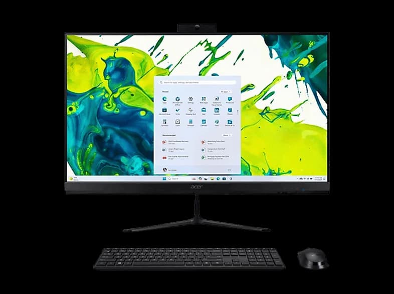All in one - Acer Aspire C24-2G, 24" Full-HD, Intel® Core™ i5-13420H, 16GB RAM, 1TB SSD, UHD Graphics, Windows 11 Home, Negro
