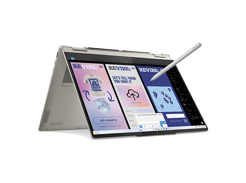 Convertible 2 en 1 - Lenovo Yoga 7 2in1 14ILL10 Copilot+ PC, 14" OLED, Intel® Core™ Ultra 5 226V, 40 TOPS, 16GB RAM, 512GB SSD, Arc Graph, W11H, Lápiz
