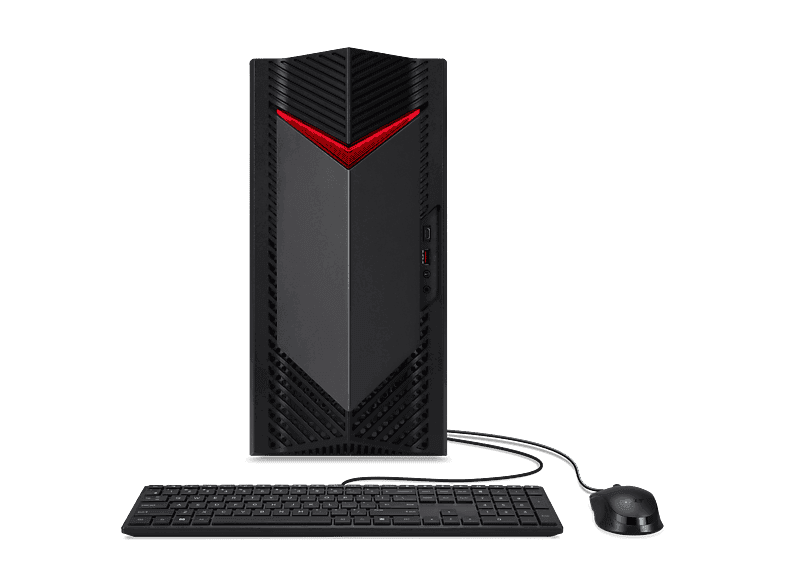 PC gaming - Acer Nitro 50 N50-656, Intel® Core™ i5-14400F, 16GB RAM, 512 GB SSD, GeForce RTX™ 5060, Sin sistema operativo, Negro