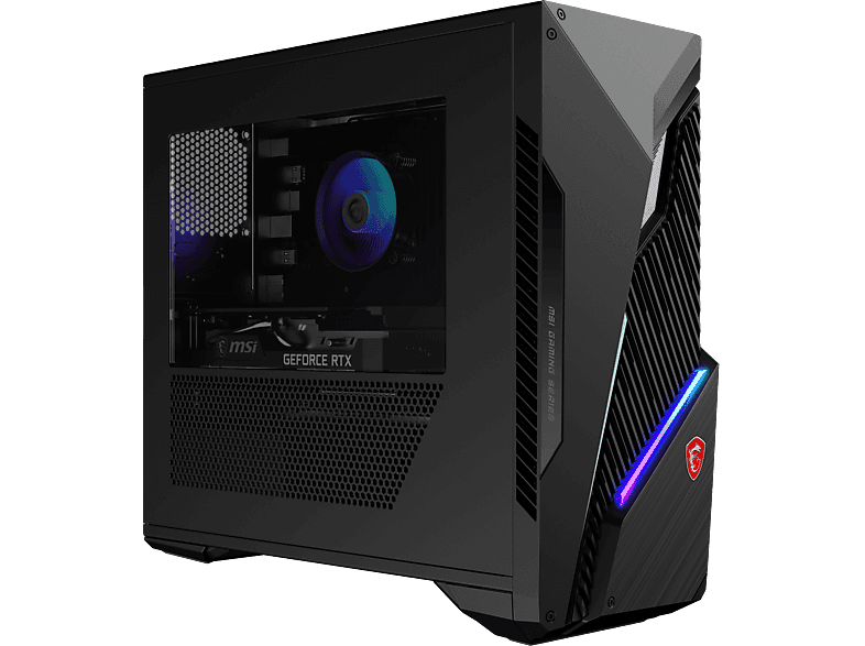 PC gaming - MSI MAG Infinite S3 14NVN7-3068EU, Intel® Core™ i7-14700F, 16GB RAM, 1TB SSD, GeForce RTX™ 5060 Ti, Sin sistema operativo, Negro