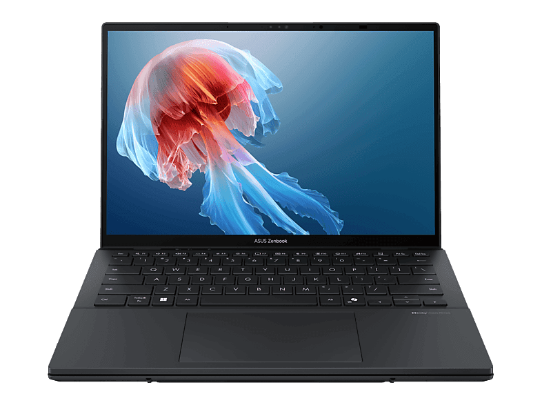 Portátil - ASUS Zenbook Duo OLED UX8406CA-QL335W, 14 " WUXGA, Intel® Core™ Ultra 7 255H, 32GB RAM, 1TB SSD, UHD Graphics, W11H, Sin cargador