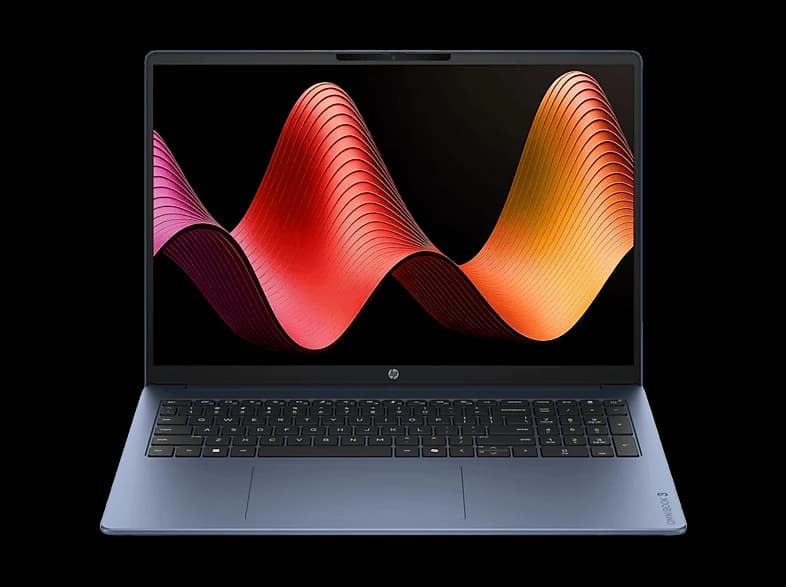 Portátil - HP OmniBook 3 16-by0019ns, 16" DCI 2K, AMD Ryzen™ 5 40, 16GB RAM, 512GB SSD, Radeon™ 610M, Sin sistema operativo, cargador