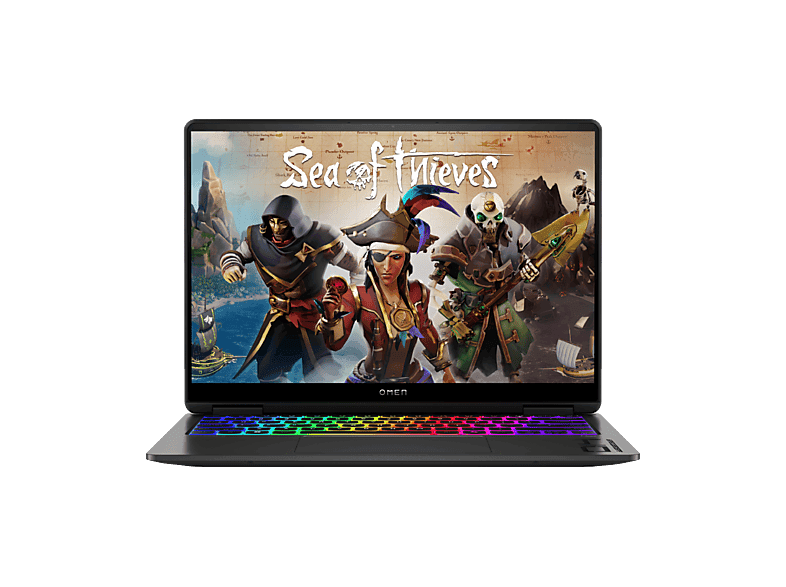 Portátil gaming - HP OMEN Transcend 14-fb1004ns, 14" 3K, Intel® Core™ Ultra 7 255H, 32GB RAM, 1TB SSD, GeForce RTX™ 5060, Sin sistema operativo
