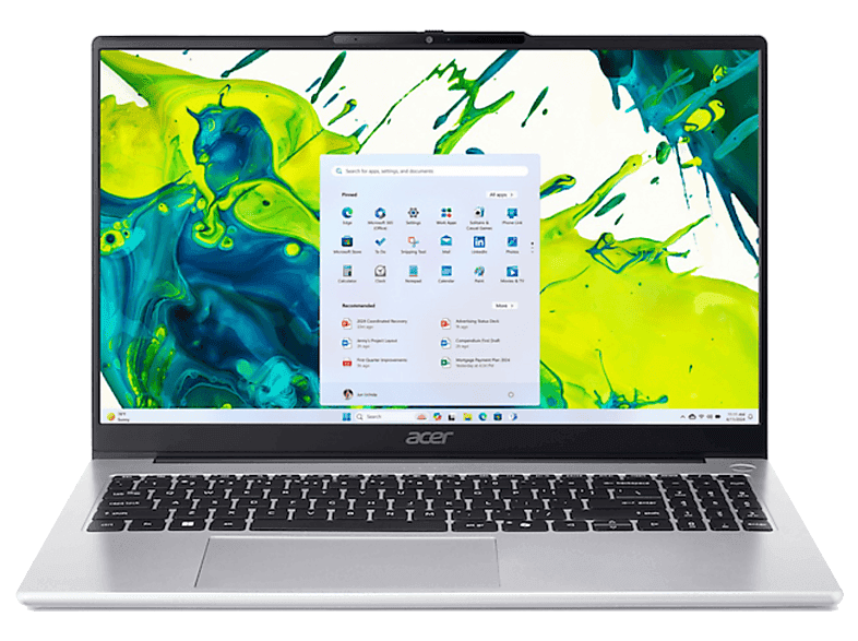 Portátil - Acer Aspire Lite 15 AL15-54P-70MJ, 15.6" Full-HD, Intel® Core™ Ultra 7 155U, 16GB RAM, 512GB SSD, Graphics, Windows 11, Sin cargador
