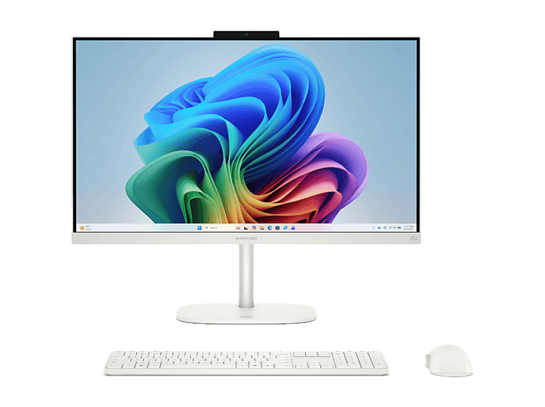 All in one - HP OmniStudio AI 27-cy0001ns Copilot+ PC, 27" Full-HD, Intel® Core™ Ultra 5 325 47 TOPS, 32GB RAM, 1 TB SSD, W11 Home, Blanco