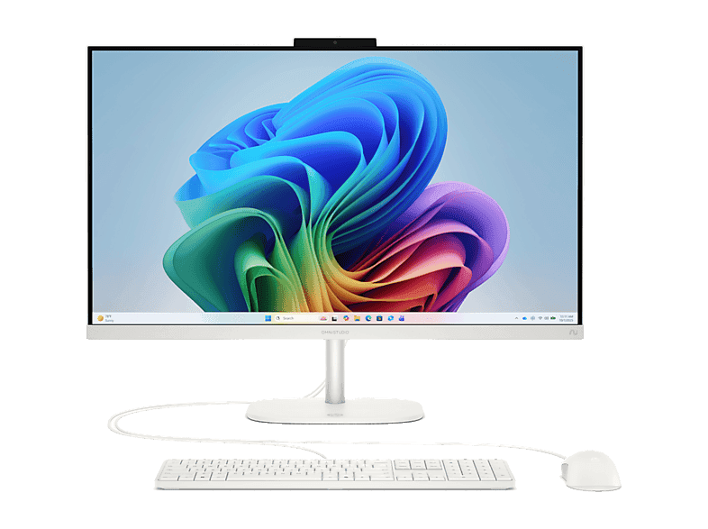 All in one - HP OmniStudio Next Gen AI 27-cw0006ns Copilot+ PC, 27" FullHD, AMD Ryzen™ 5 430 50 TOPS, 32GB RAM, 1TB SSD, W11 Home, Blanco algodón