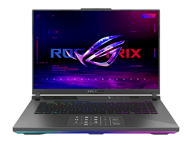 Portátil gaming - ASUS ROG Strix G16 G614FR-TS344, 16 " 2.5K, AMD Ryzen™ 9 9955HX3D, 32 GB RAM, 1 TB SSD, GeForce RTX™ 5070 Ti, Sin sistema operativo