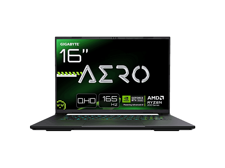 Portátil gaming - Gigabyte AERO X16 3VHK3ESC93AH, 16" WQXGA, AMD Ryzen™ 7 260, 16GB RAM, 512GB SSD, GeForce RTX™ 5060, Windows 11 Home