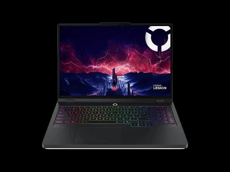 Portátil gaming - Lenovo Legion Pro 5 16ADR10, 16" WQXGA, AMD Ryzen™ 9 8945HX, 32GB RAM, 1TB SSD, GeForce RTX™ 5070, Sin sistema operativo, Negro