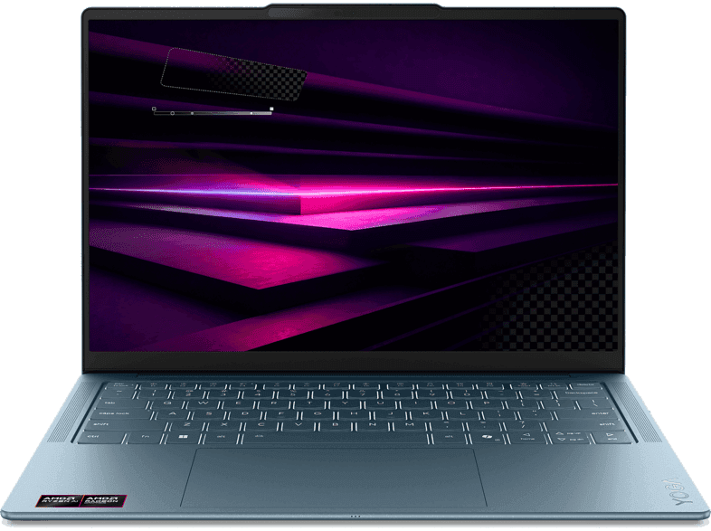 Portátil - Lenovo YOGA Slim 7 14AGP11, 14" OLED, AMD Ryzen™ AI 445, 50 TOPS, 16GB RAM, 1TB SSD, Radeon™ 840M, W11H, Sin cargador