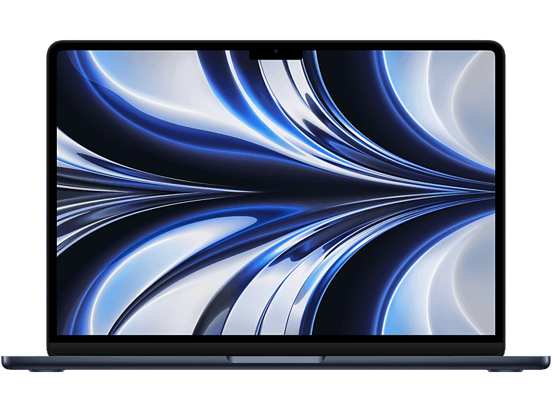 Apple MacBook Air (2022) 13.6" Retina, Chip M2 Apple, CPU de 8 núcleos, GPU 8 núcleos, 16 GB RAM, 256GB SSD, Medianoche