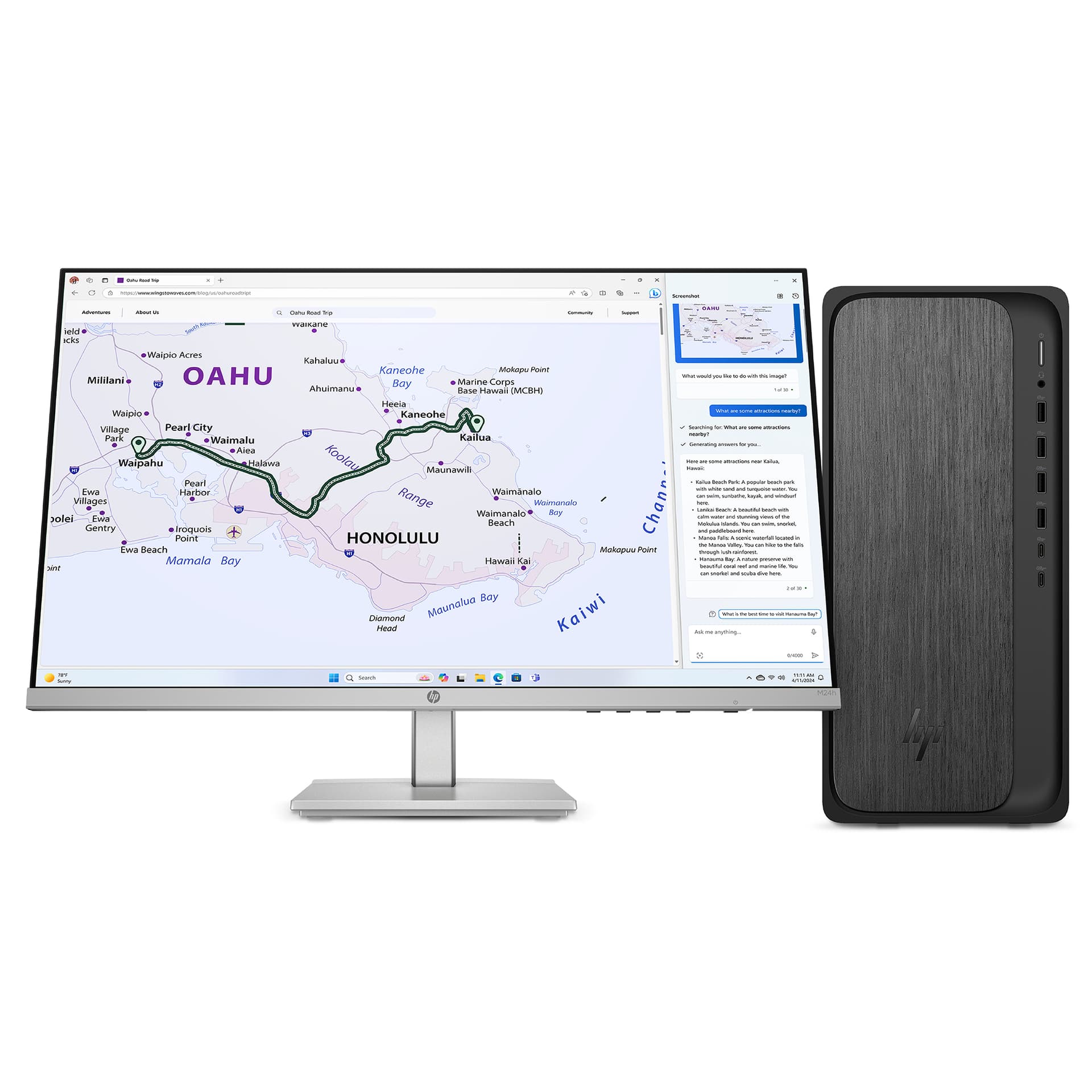 HP - Sobremesa HP OmniDesk M02-0002ns, AMD Ryzen 5850G, 16GB, 1 TB SSD, W11. - imagen 6