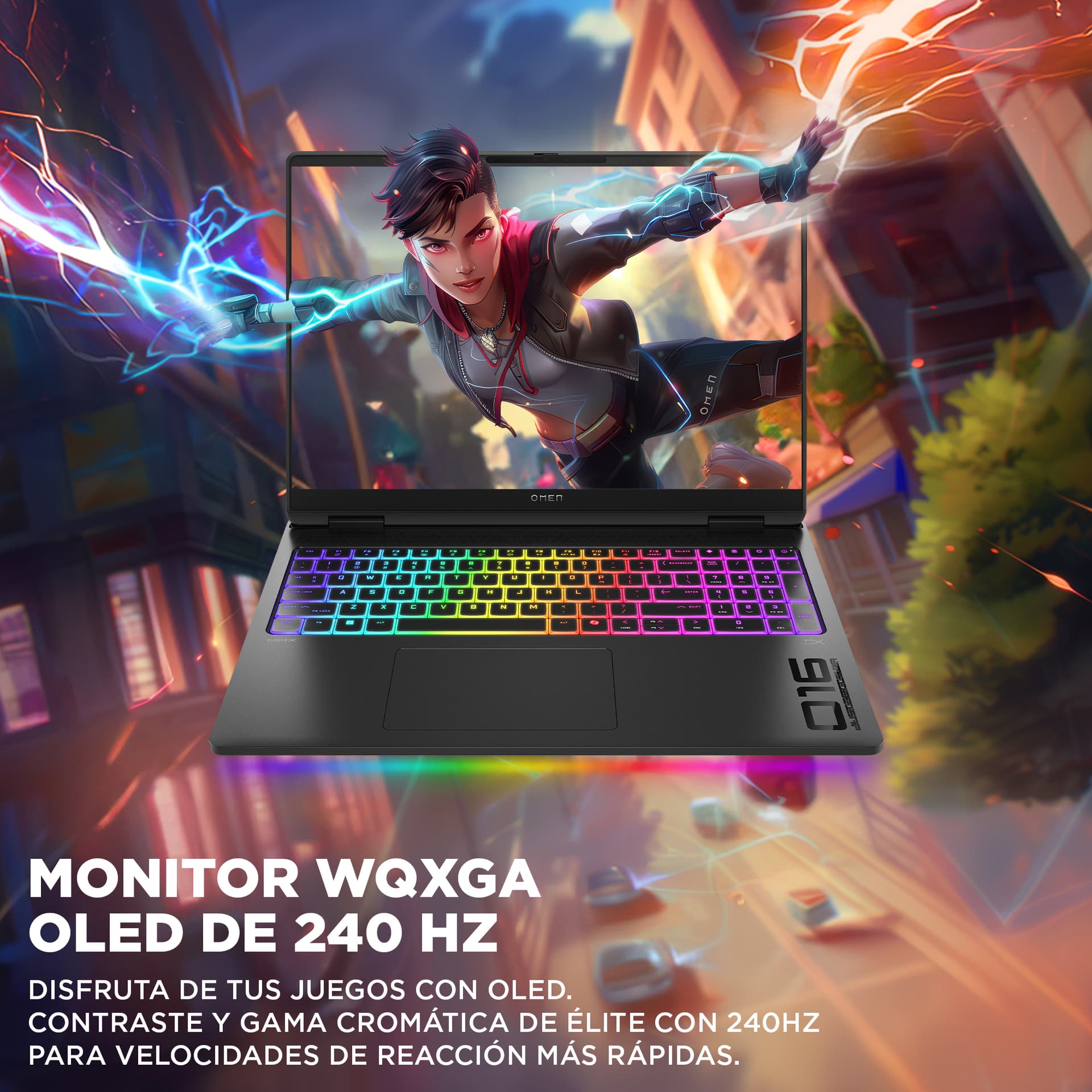 Portátil gaming - HP OMEN MAX 16-ah0019ns, 16" WQXGA, Intel® Core™ Ultra 7 255HX , 32GB RAM, 1TB SSD, GeForce RTX 5070 Ti Windows 11 Home, Negro - imagen 11