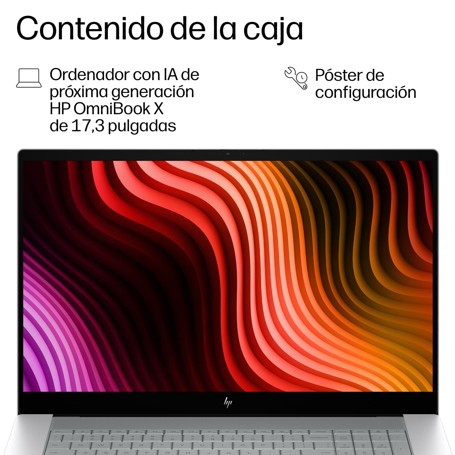 HP - Portátil HP OmniBook X 17-de0000ns, Copilot+ PC, Intel Core Ultra X7 358H, 32GB, 2TB SSD, Intel Arc Pro B390, 17,3", W11, Sin cargador. - imagen 6