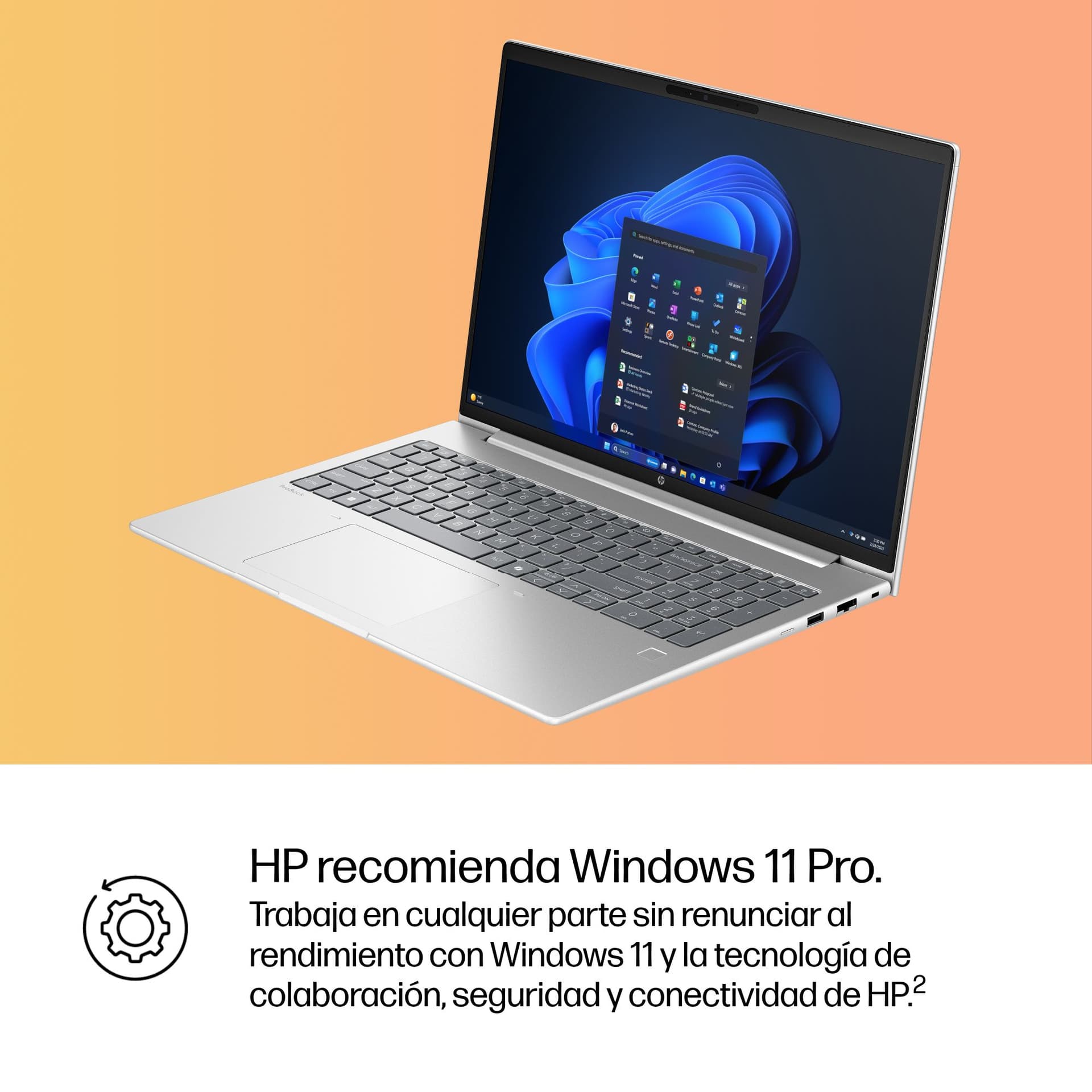 Portátil - HP ProBook 4 G1iR 16" WUXGA, Intel® Core™ 5 120U, 16 GB DDR5, 512 SSD, UHD Graphics, Windows 11 Pro, Plateado - imagen 14