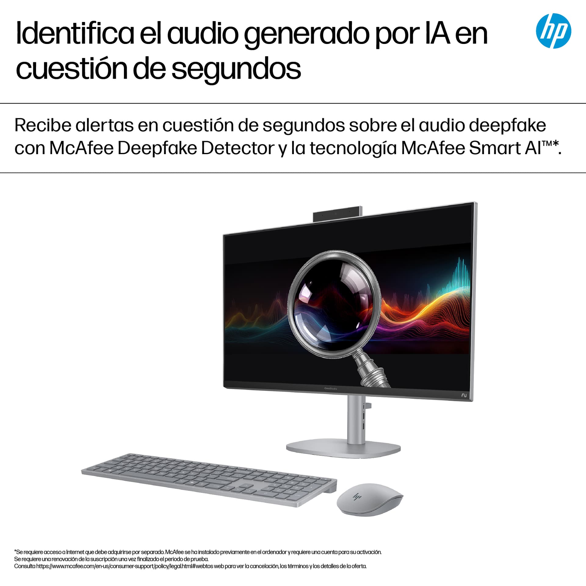 HP - All in One HP OmniStudio X 32-c1005ns, Copilot+PC, Intel Core Ultra 7-258V, 32GB, 1TB SSD, Intel Arc, 31,5', W11. - imagen 9