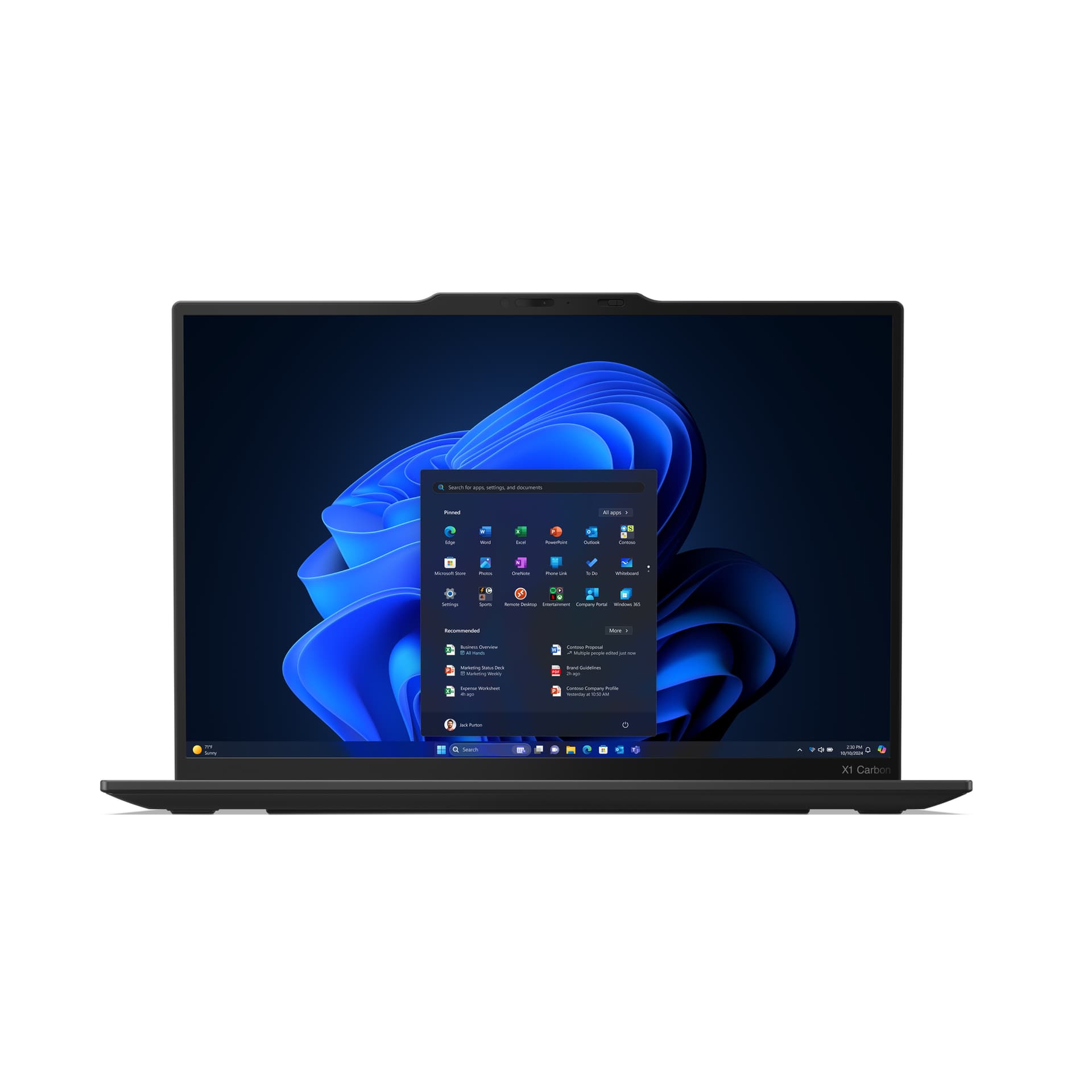 Convertible 2 en 1 - Lenovo ThinkPad X1 Carbon Gen 13 Aura Profesional, 14" WUXGA, Intel® Core Ultra 7 255U, 32GB RAM, 1TB, UHD Graphics, W11P, Negro - imagen 5
