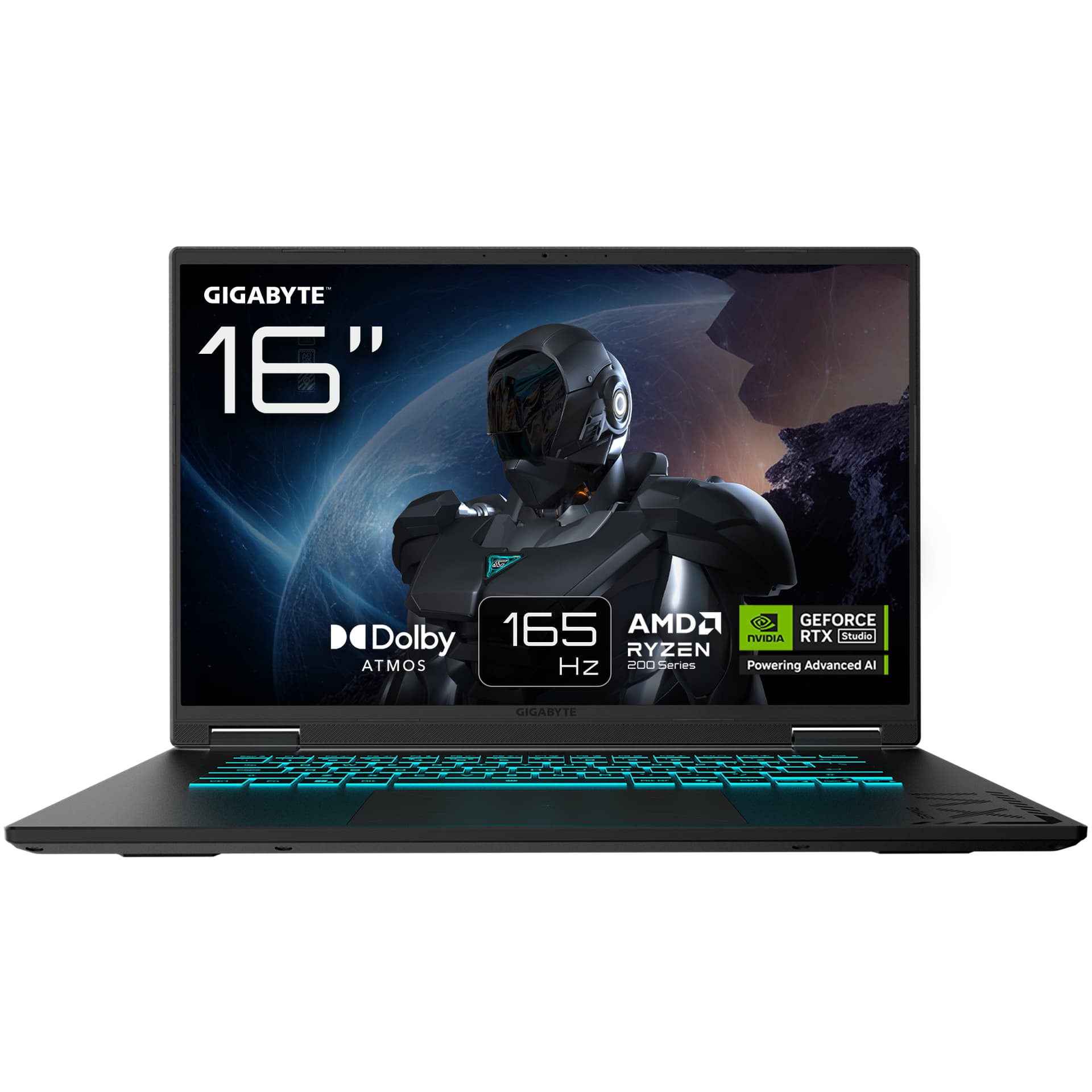 Portátil gaming - Gigabyte A16 3WH, 16" Full-HD, AMD Ryzen™ 7 260, 32 GB RAM, 1 TB SSD, GeForce RTX™ 5070, Sin sistema operativo - imagen 2
