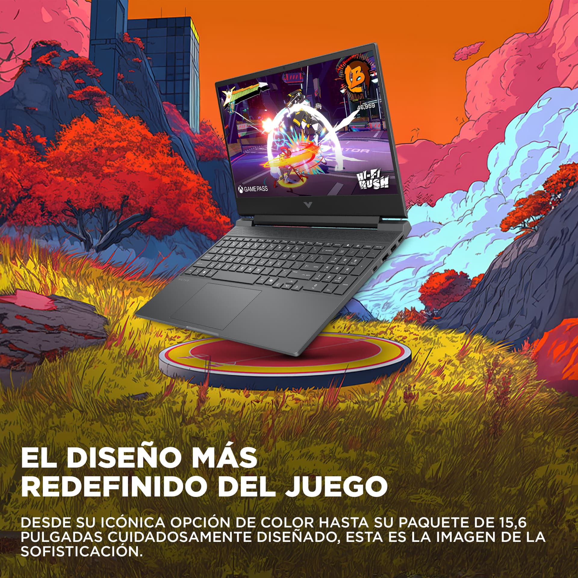 Portátil gaming - HP Victus 15-fb3031ns Copilot+ PC, 15.6", AMD Ryzen™ AI 5 340 50TOPS, 16GB RAM, 512GB SSD, GeForce RTX™ 5050, Sin sistema operativo - imagen 11