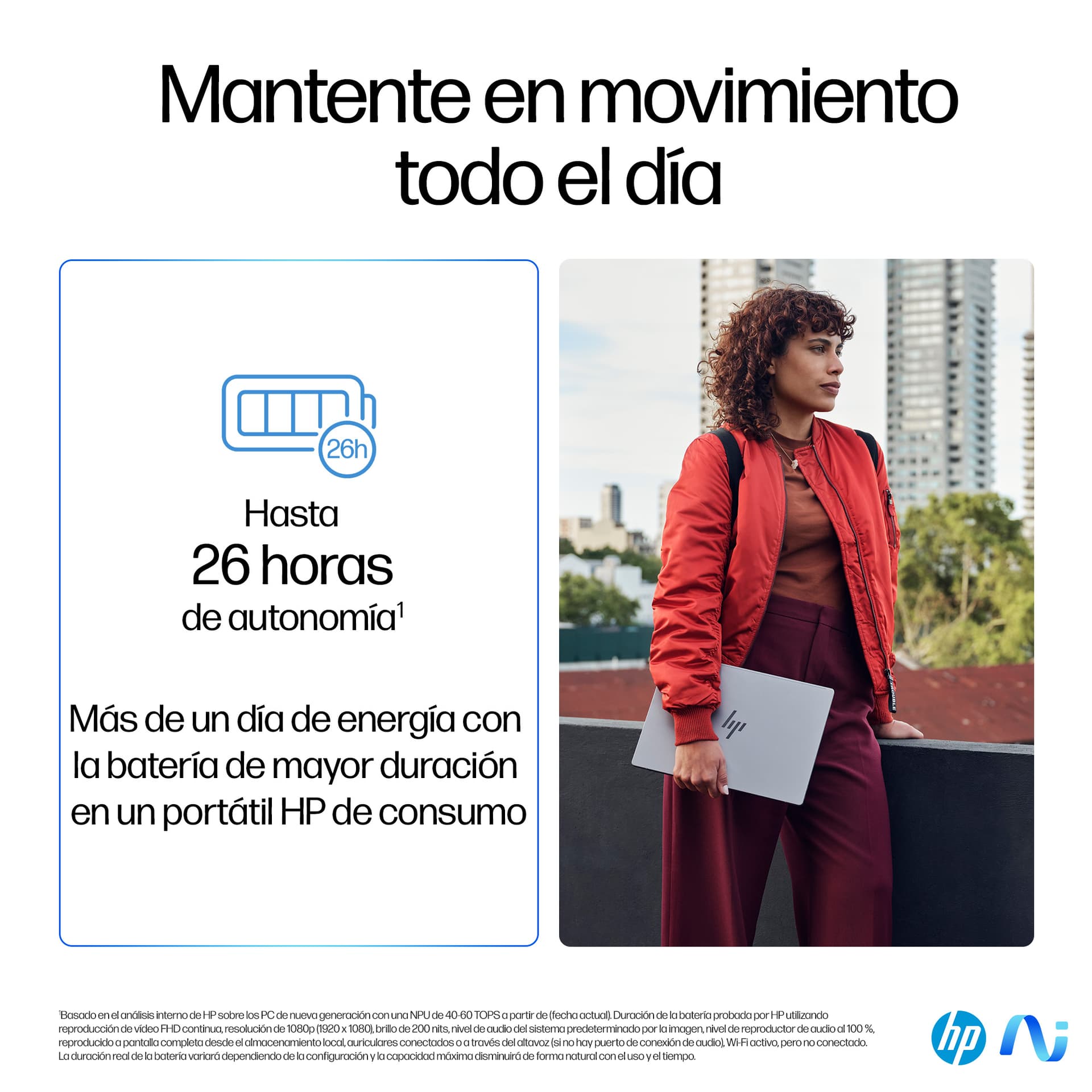 HP - Portátil HP OmniBook X 14-fe0000ns Copilot+PC, Snapdragon X Elite X1E-78-100, 16GB, 1TB SSD, 14', W11. - imagen 10