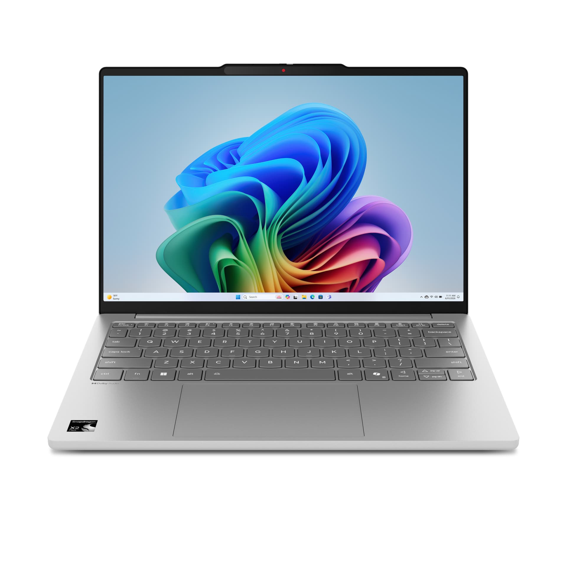 Portátil - Lenovo IdeaPad Slim 5 13Q8Y11 Copilot+ PC, 13.3" WUXGA, Snapdragon® X2 Plus X2P-42-100, 80 TOPS, 16GB RAM, 512GB SSD, W11H, Sin cargador - imagen 2