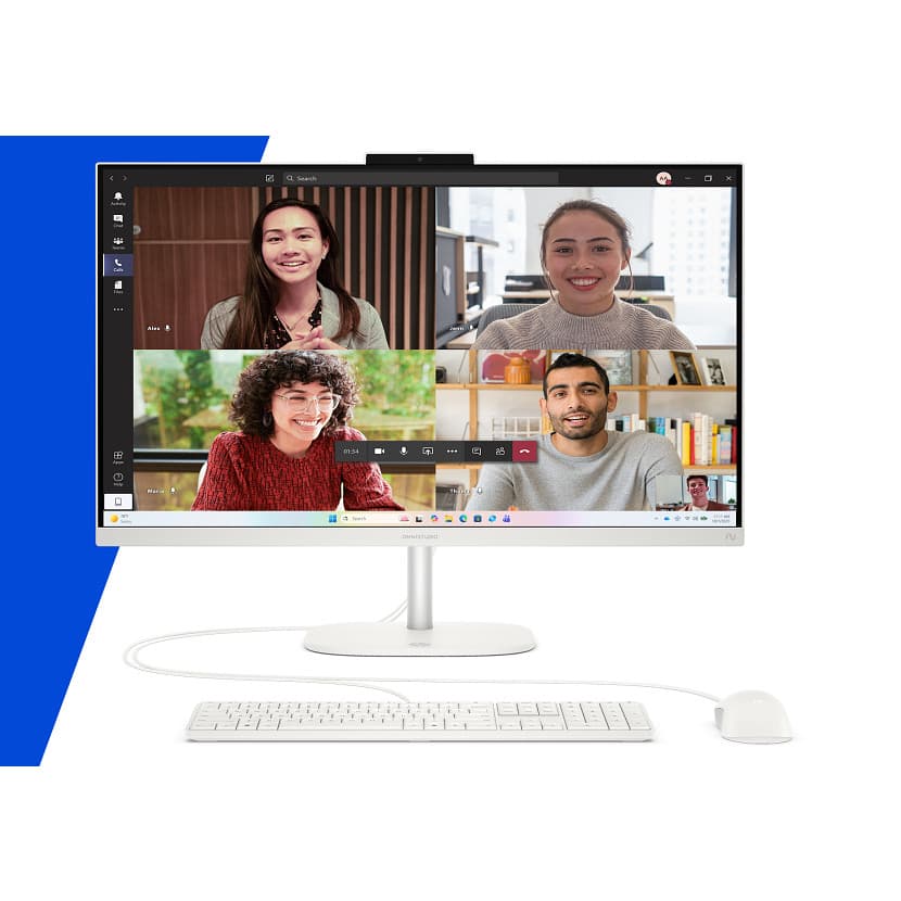 All in one - HP OmniStudio Next Gen AI 27-cw0006ns Copilot+ PC, 27" FullHD, AMD Ryzen™ 5 430 50 TOPS, 32GB RAM, 1TB SSD, W11 Home, Blanco algodón - imagen 6