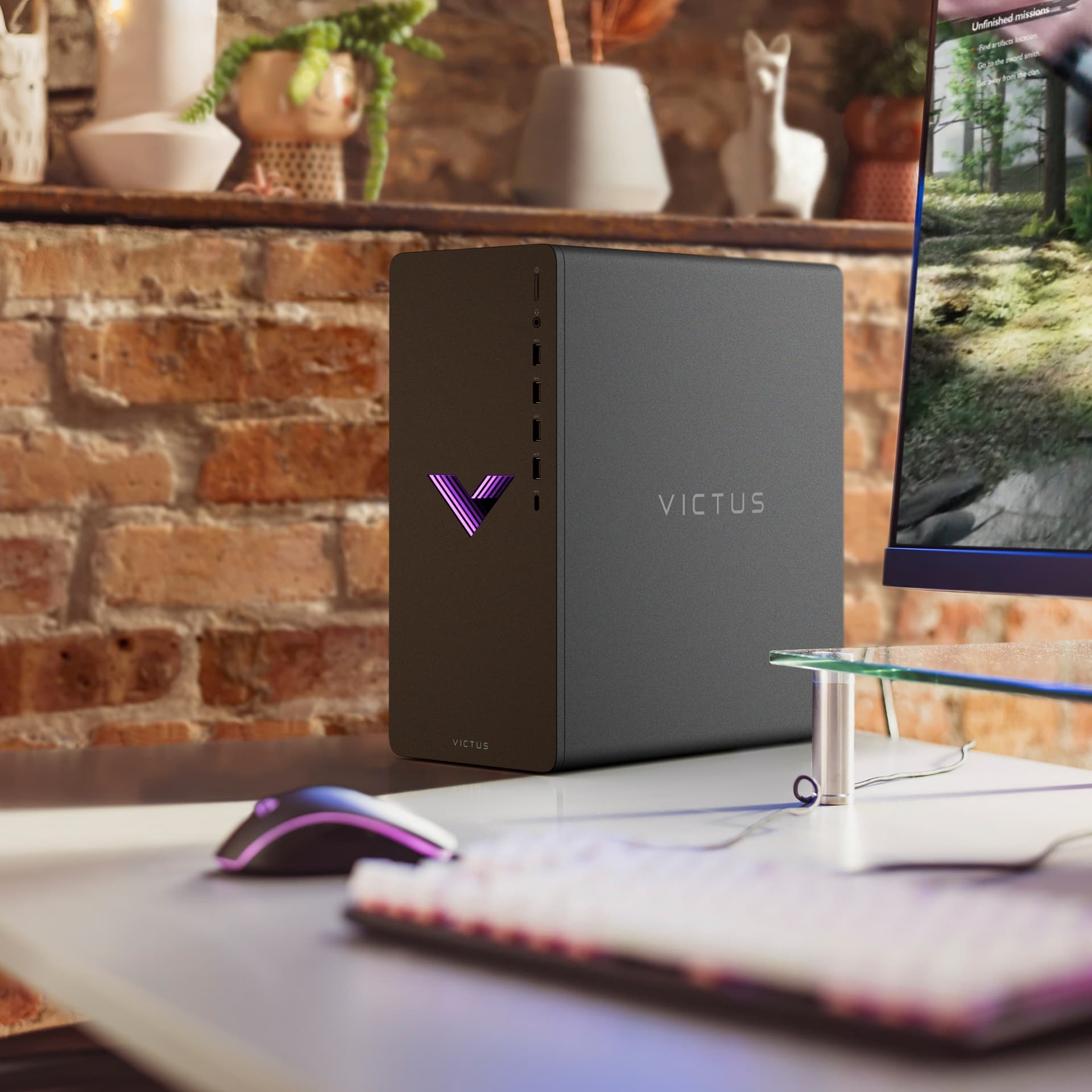 PC gaming - HP Victus TG02-0011ns, AMD Ryzen™ 7 5700G, 16GB RAM, 1TB SSD, Gráficos RTX™ 4060, Windows 11 H, Plata - imagen 10