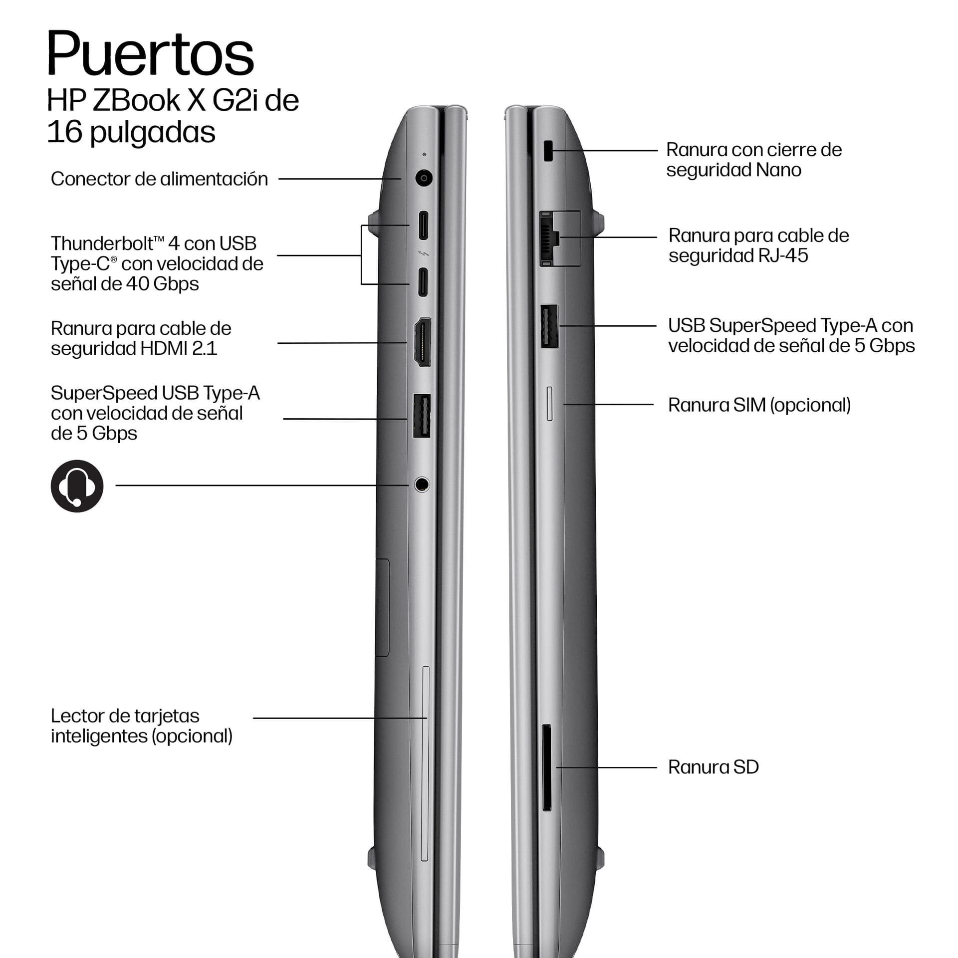 Workstation Portátil HP ZBook X G2i 16" - imagen 6